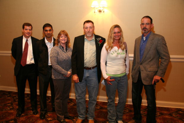 Jack Riegel, Paul Patel, Julie Brooks Harris, Tony and Stacy McWhorter, Kent Elmore